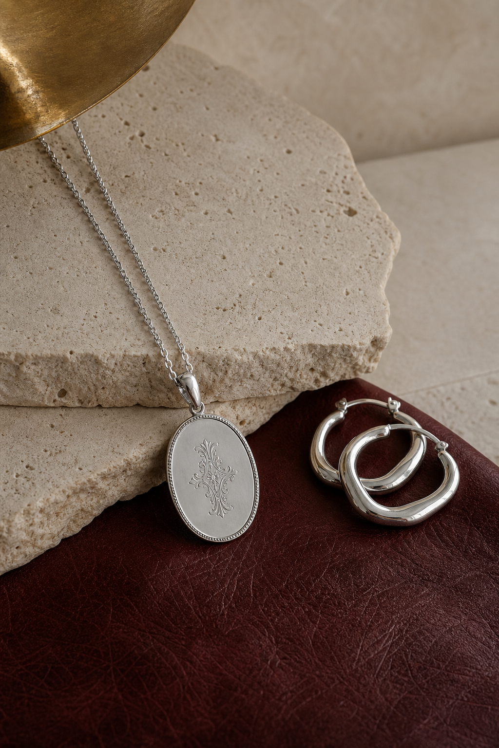 Segno Silver Pendant